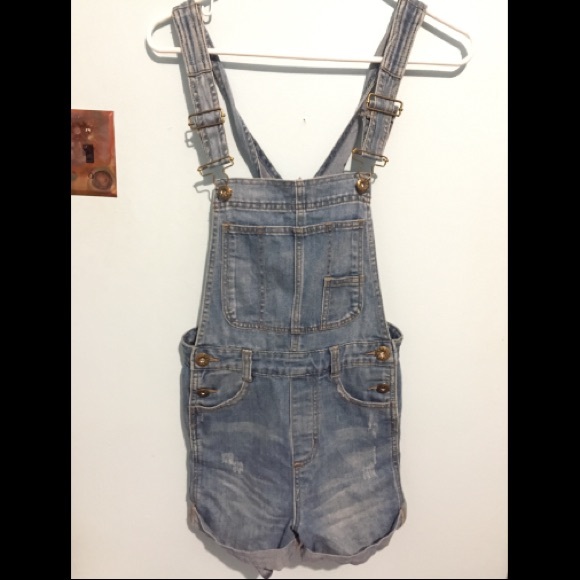 Free People Shorts Overalls - Picture 1 of 3